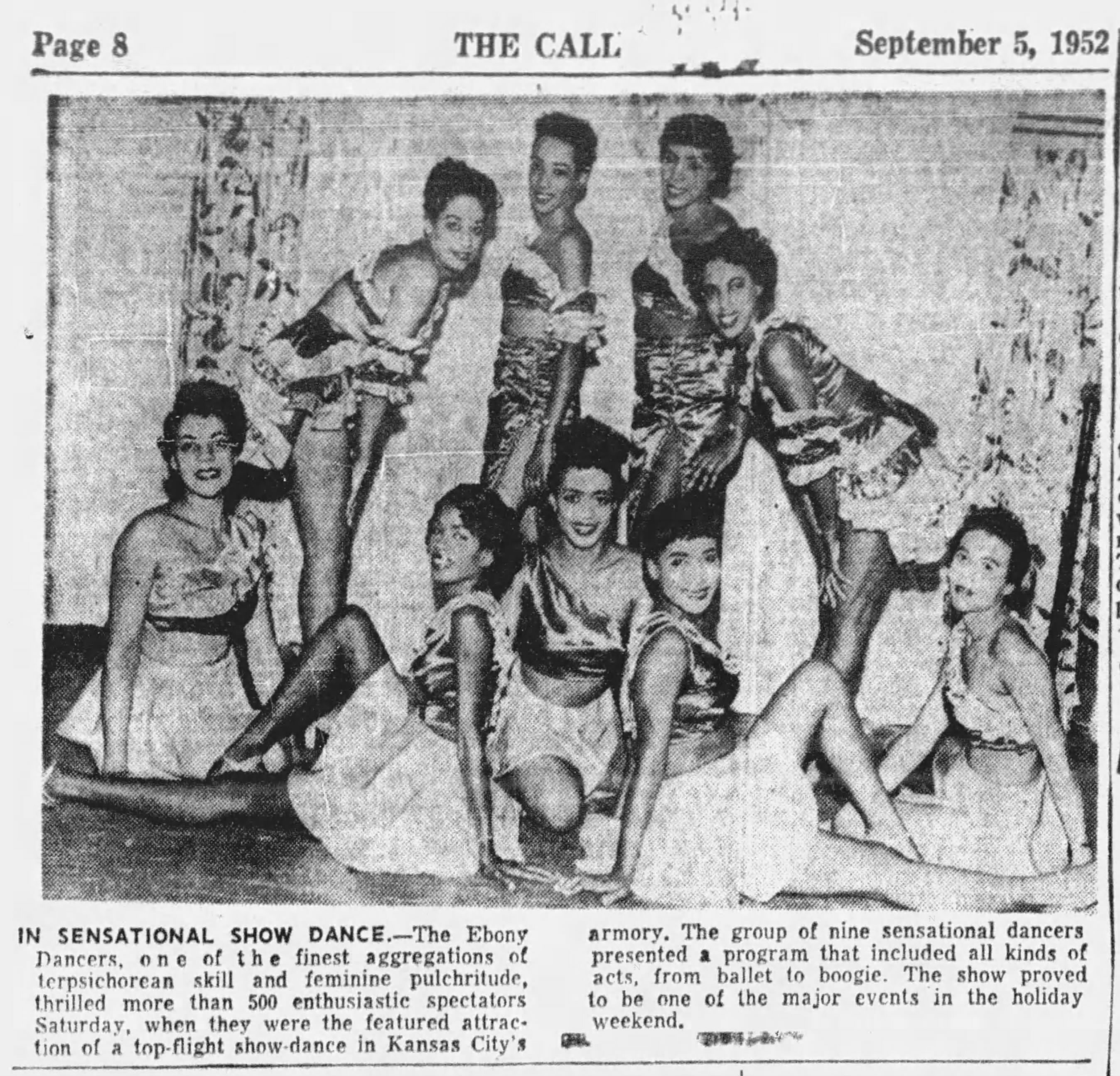 The Ebony Dancers of Kansas City